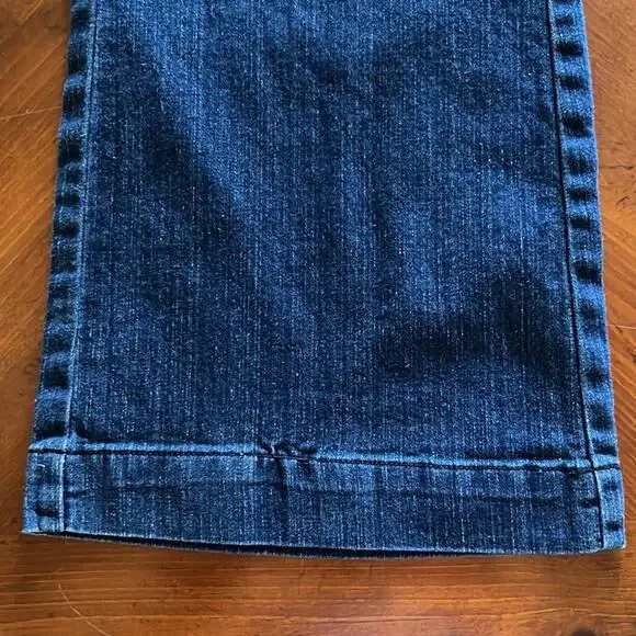 The Limited Blue Denim Wide Leg Jeans Woman Size 8 - Picture 10 of 10